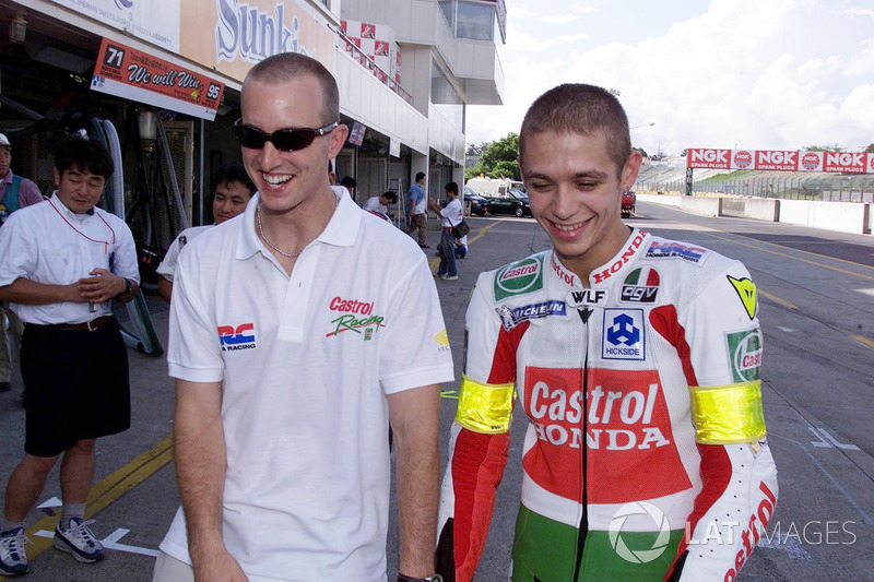 Colin Edwards and Valentino Rossi, Honda Racing