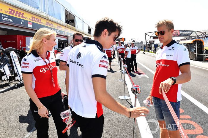 Charles Leclerc, Sauber y Marcus Ericsson, Sauber
