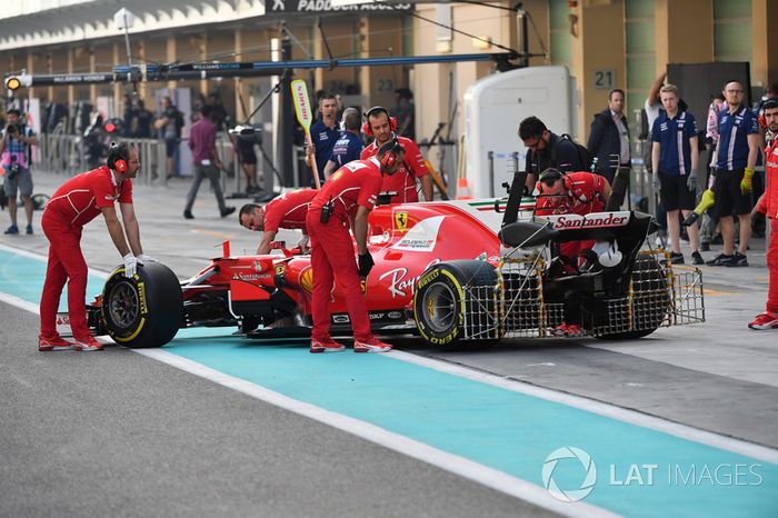 Kimi Raikkonen, Ferrari SF70H, sensores aerodinámicos