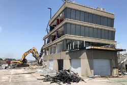 Paddock demolition