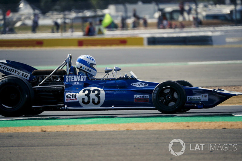Tyrrell 005 en el desfile del 70º aniversario de Silverstone
