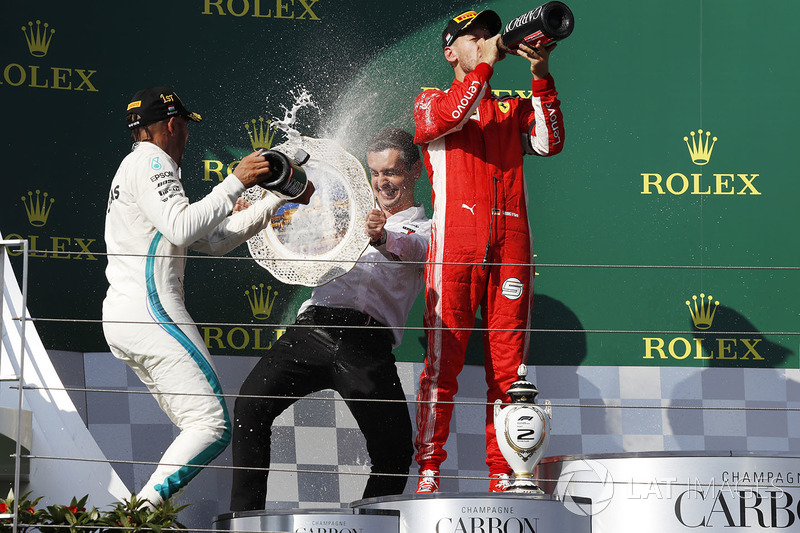 Lewis Hamilton, Mercedes-AMG F1, Sebastian Vettel, Ferrari