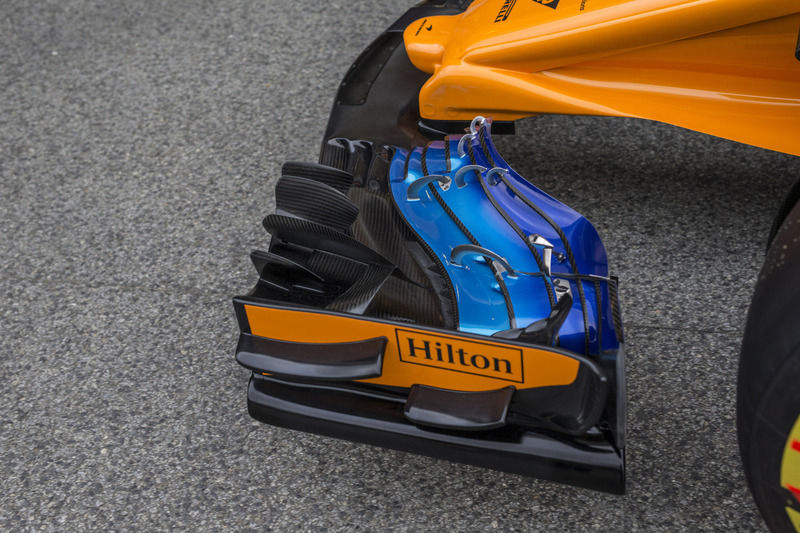 McLaren MCL33 burun ve ön kanat
