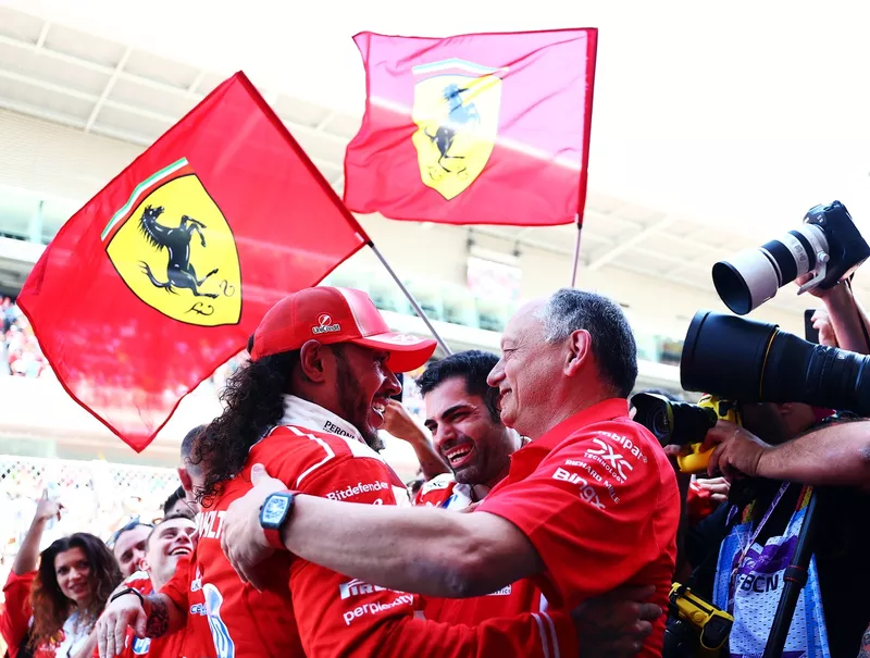 Frédéric Vasseur, Ferrari, Lewis Hamilton, Ferrari