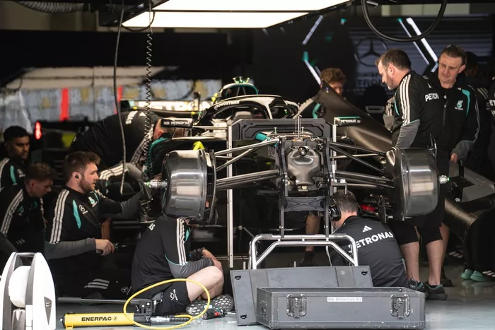 The Mercedes Team