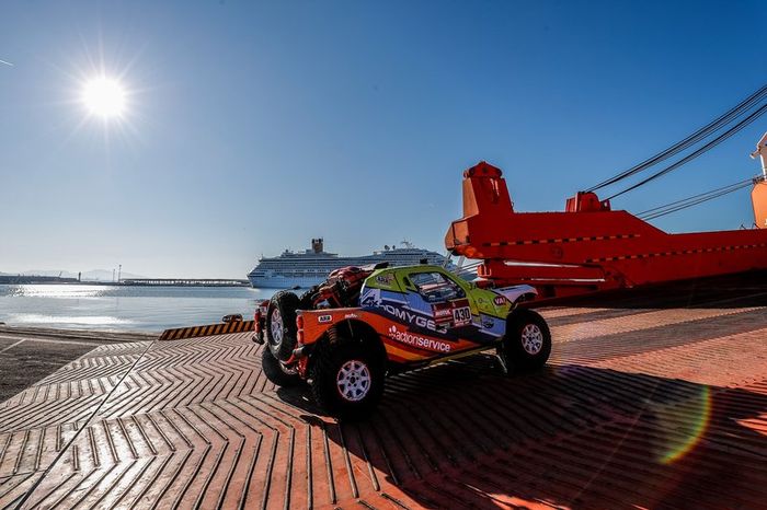 Embarque en Marsella del Dakar 2020