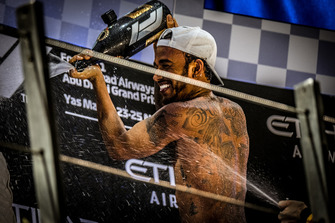 Lewis Hamilton, Mercedes AMG F1 fête sa victoire