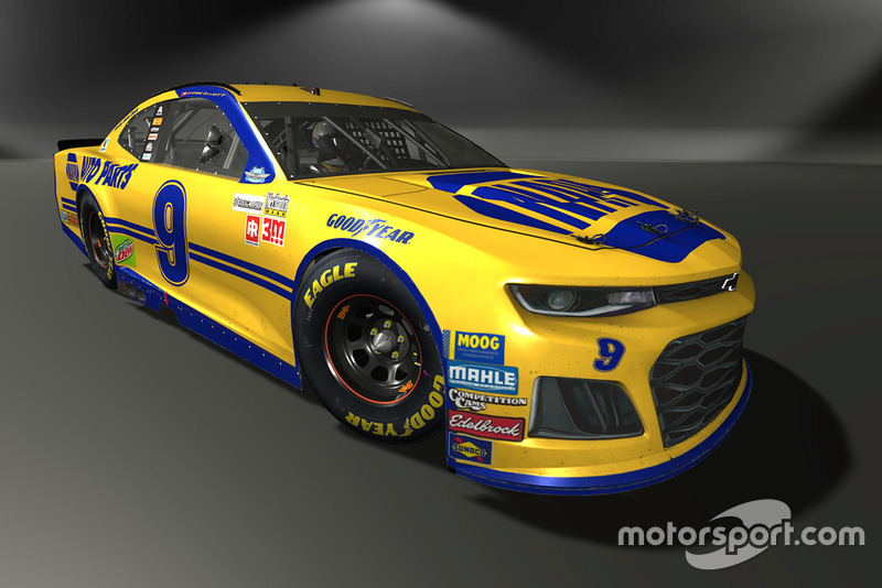 Chase Elliott, Hendrick Motorsports, Chevrolet Camaro - NASCAR Heat 3 skin