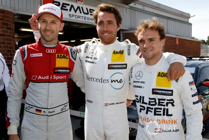 Top 3 tras Q1: Pole position para Daniel Juncadella, Mercedes-AMG Team HWA, René Rast, Audi Sport Team Rosberg, Lucas Auer, Mercedes-AMG Team HWA