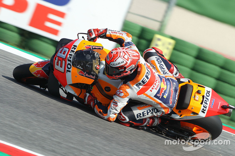 Marc Marquez, Repsol Honda Team caída Q2 Misano