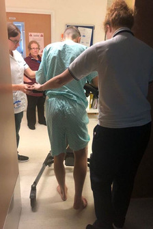 Tito Rabat à l'hôpital
