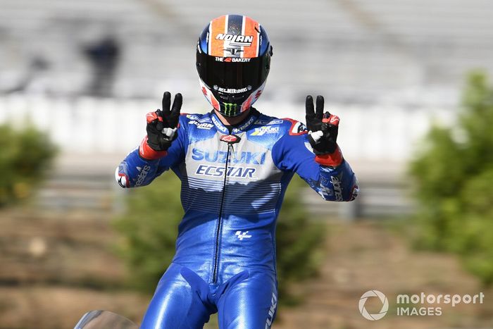 Segundo lugar Alex Rins, Team Suzuki MotoGP