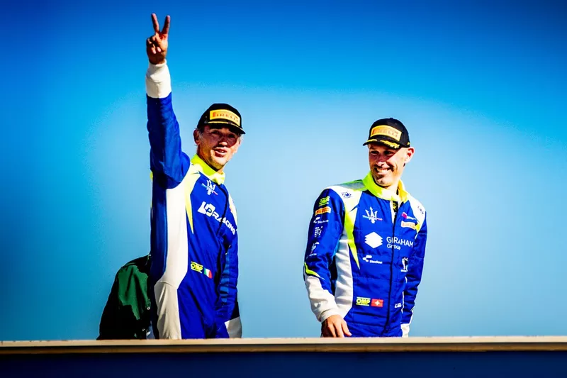 #12 LP Racing, Maserati GT2: Leonardo Gorini, Luca Pirri