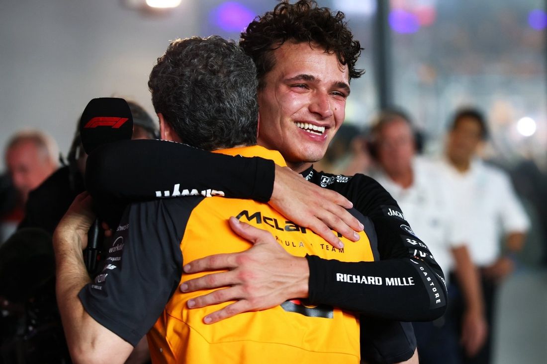 Lando Norris, McLaren, Andrea Stella