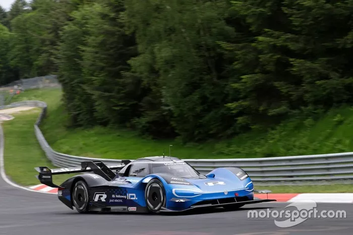 Romain Dumas, Volkswagen ID.R, auf der Nürburgring-Nordschleife