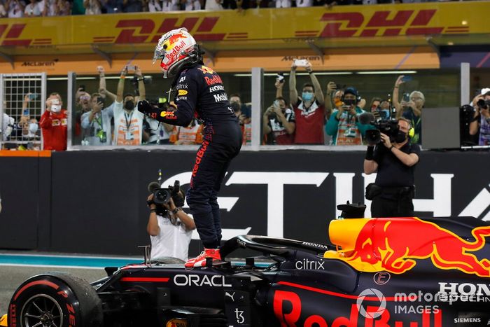 El campeón del mundo Max Verstappen, Red Bull Racing 
