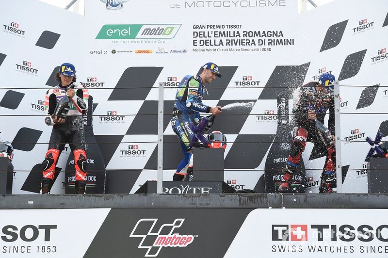 Mattia Casadei, Ongetta SIC58 Squadracorse, Matteo Ferrari, Trentino Gresini MotoE, Jordi Torres, Pons Racing 40