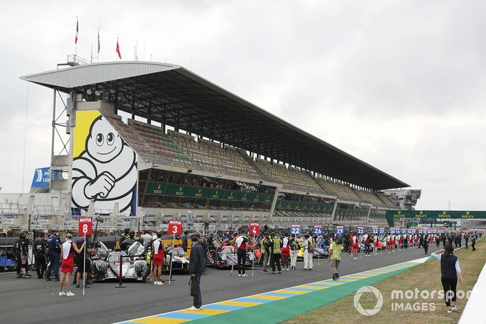 Aspectos de la parrilla de salida