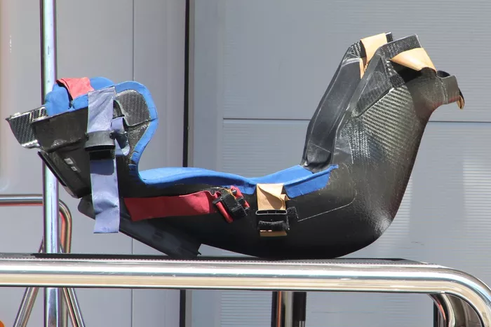 Detalle del asiento del Alpine A521