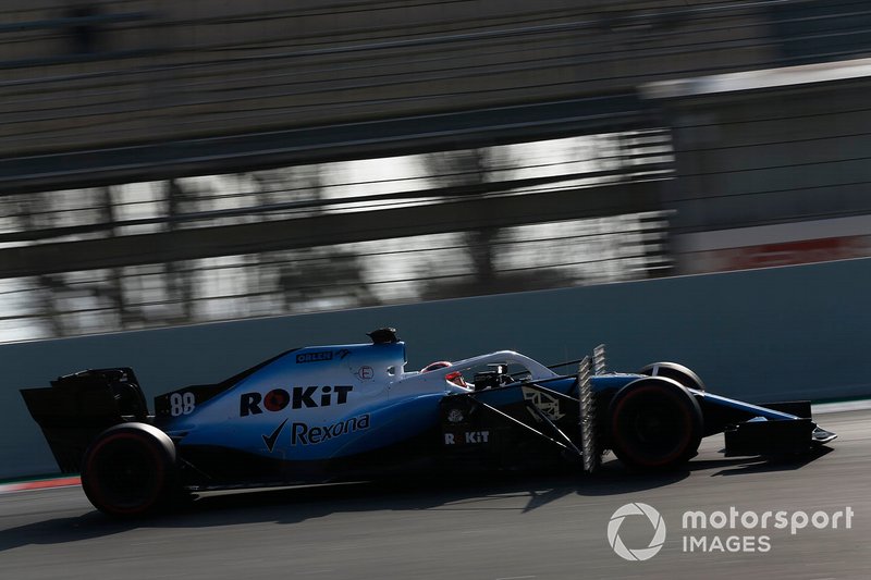 Robert Kubica, Williams FW42, con sensori aerodinamici