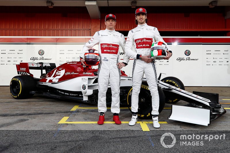 Кімі Райкконен, Alfa Romeo Racing, Антоніо Джовінацці, Alfa Romeo Racing, машина Alfa Romeo Racing C38