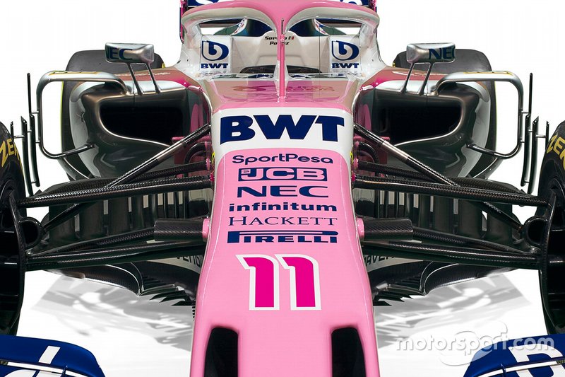 Détail de la livrée Racing Point
