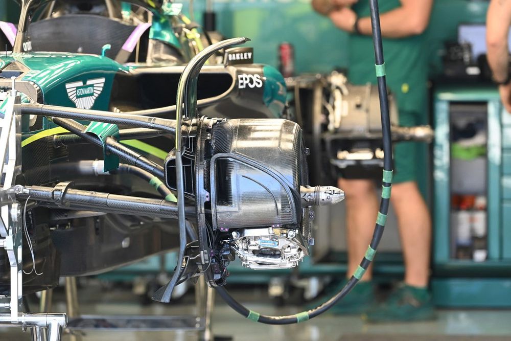 Detalle del Aston Martin AMR23