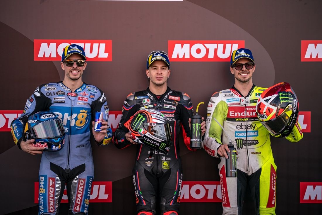Fabio Di Giannantonio, VR46 Racing Team, Marco Bezzecchi, Aprilia Racing, Alex Márquez, Gresini Racing