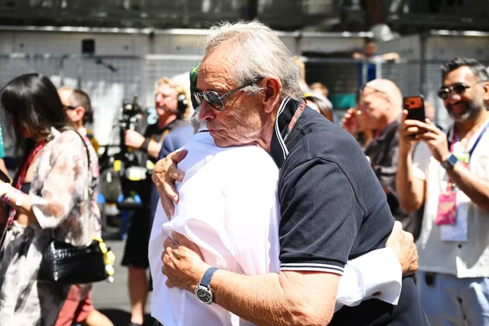Sir Jackie Stewart and Jacky Ickx.