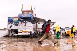 Flooding at the Bivouac in Oruro 