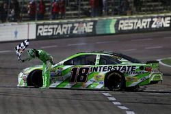 Race winner, Kyle Busch, Joe Gibbs Racing Toyota