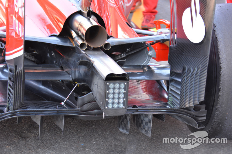 Ferrari SF16-H: Diffusor