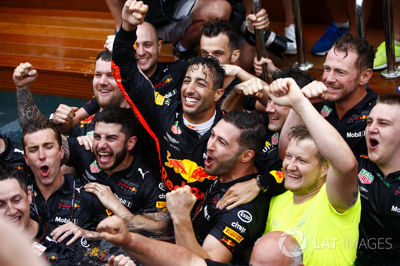 Победитель Даниэль Рикардо, Red Bull Racing