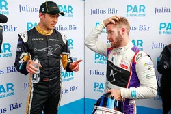 Andre Lotterer, Techeetah, talks to Sam Bird, DS Virgin Racing, nel media pen