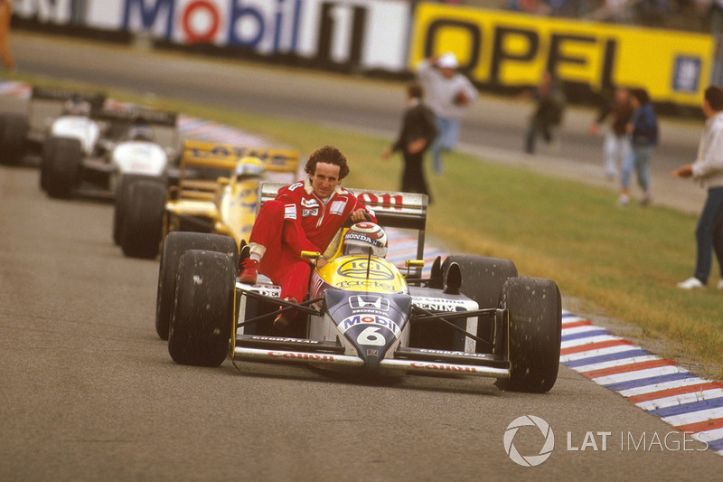Hockenheim 1987 : Nelson Piquet (Williams) - Alain Prost (McLaren)