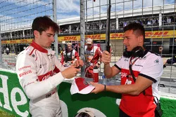 Charles Leclerc, Sauber sur la grille
