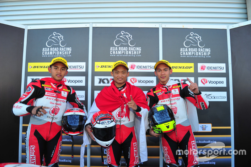 Mario Suryo Aji, Rheza Danica dan Awhin Sanjaya, Astra Honda Racing Team