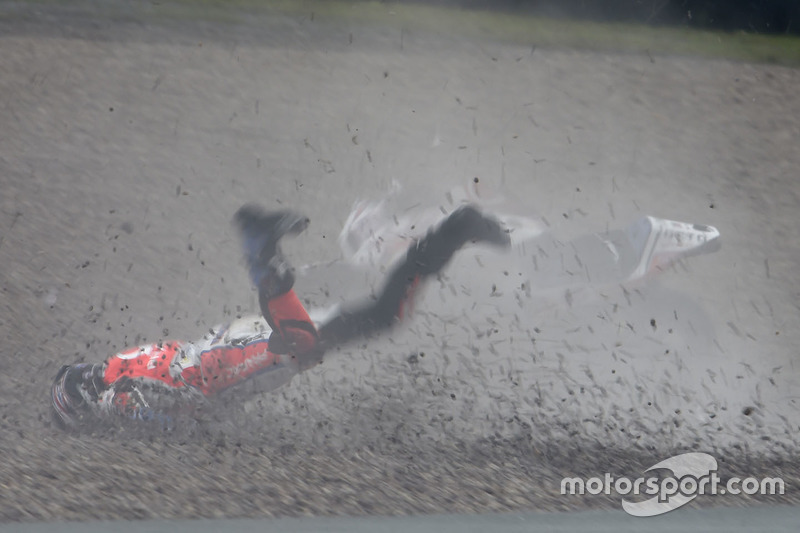 La caduta di Scott Redding, Pramac Racing