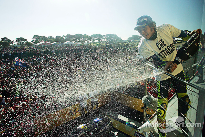 Ganador del campeonato Valentino Rossi