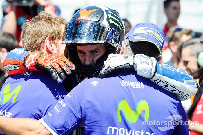 Ganador de la carrera Jorge Lorenzo, Yamaha Factory Racing