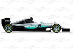 Машина Mercedes AMG F1 W07