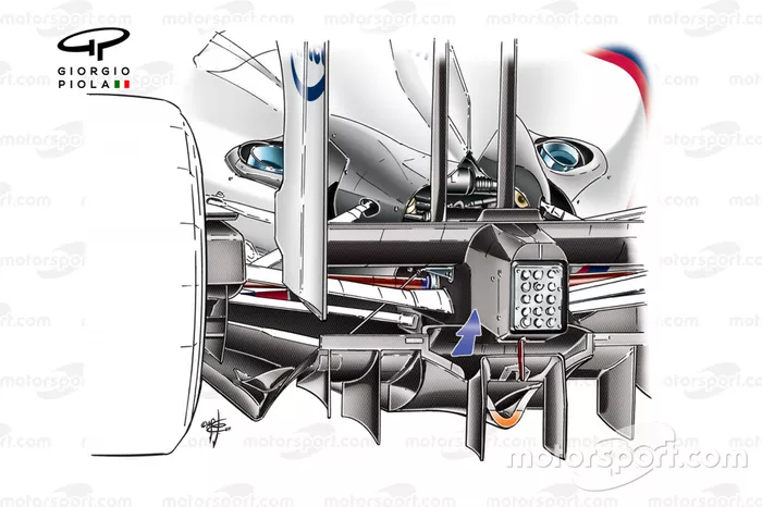 BMW Sauber F1.09 2009 double diffuser detail
