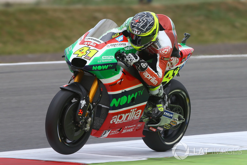 Espargaro began his time at Aprilia in 2017 after being dropped by Suzuki