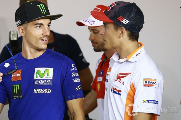 Maverick Viñales, Yamaha Factory Racing, Márc Marquez, Repsol Honda Team