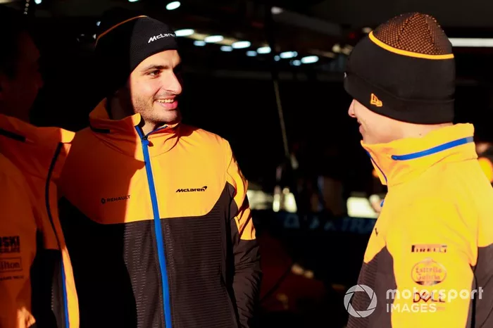 Carlos Sainz, McLaren y Lando Norris, McLaren
