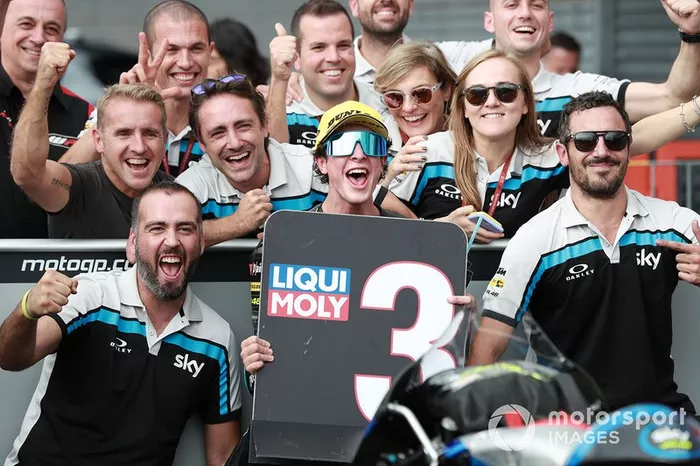Il terzo classificato Celestino Vietti, Sky Racing Team VR46
