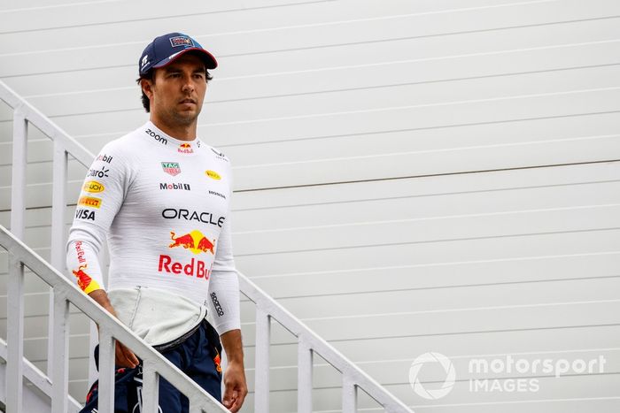 Sergio Perez, Red Bull Racing, w padoku 