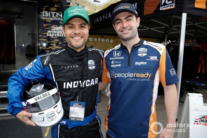 Erik Valdez de Superman con Jack Harvey, Rahal Letterman Lanigan Racing Honda