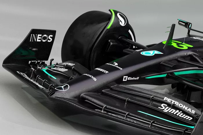 Mercedes W14 detalle
