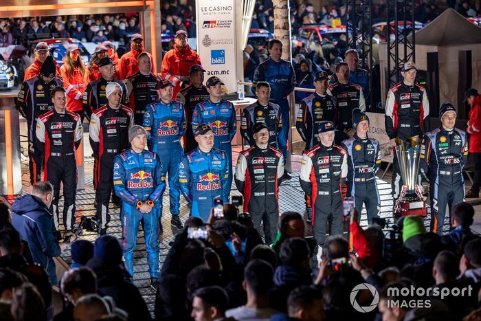 Los pilotos del WRC 2023